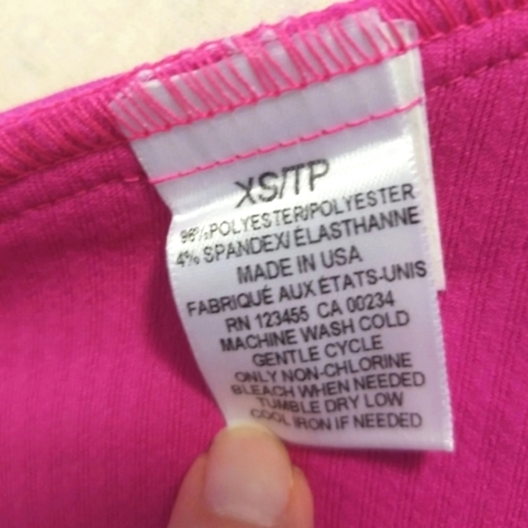 Design Lab Lord & Taylor hot pink mini dress - Picture 5 of 5